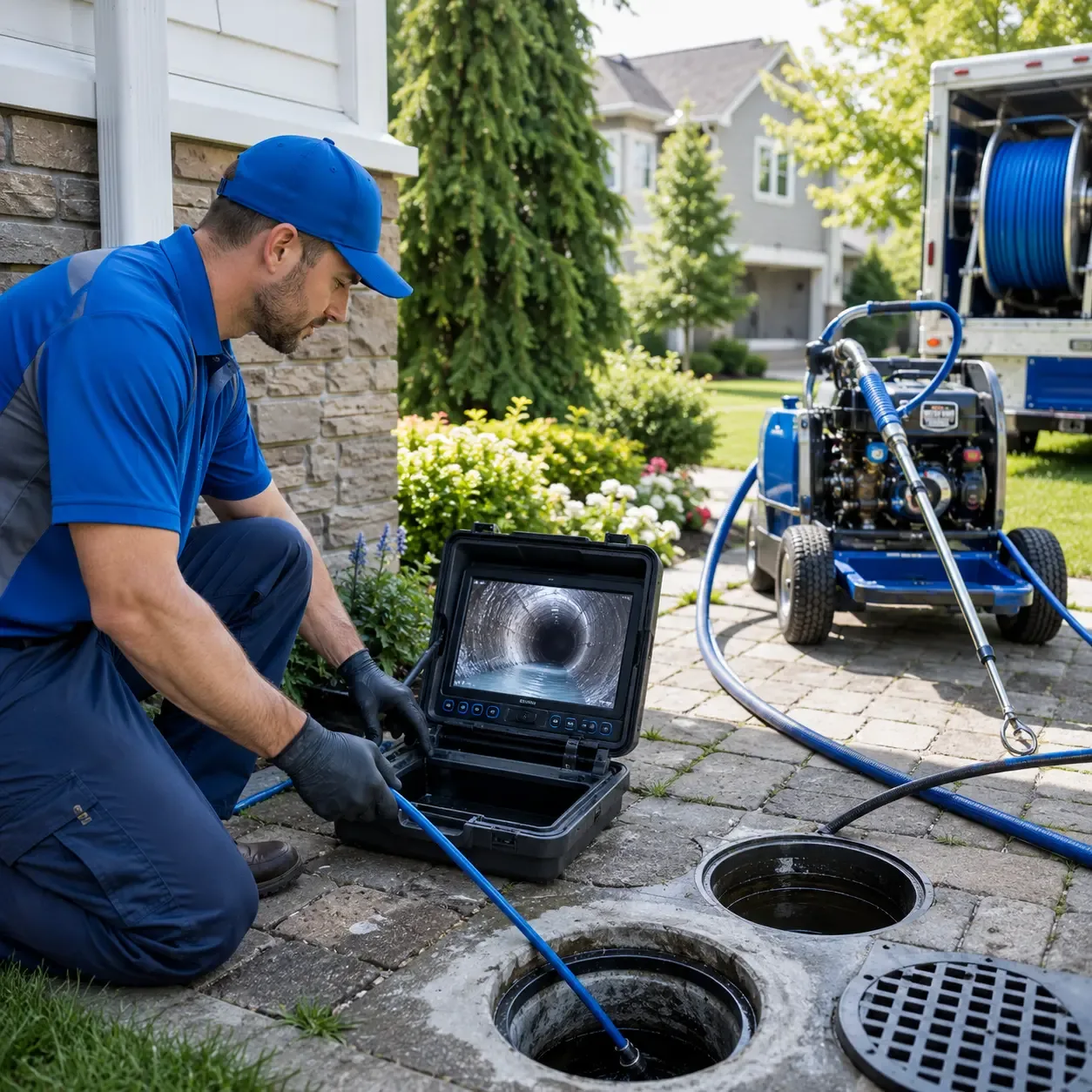 Outdoor drain cleaning professionals serving Columbus, ND