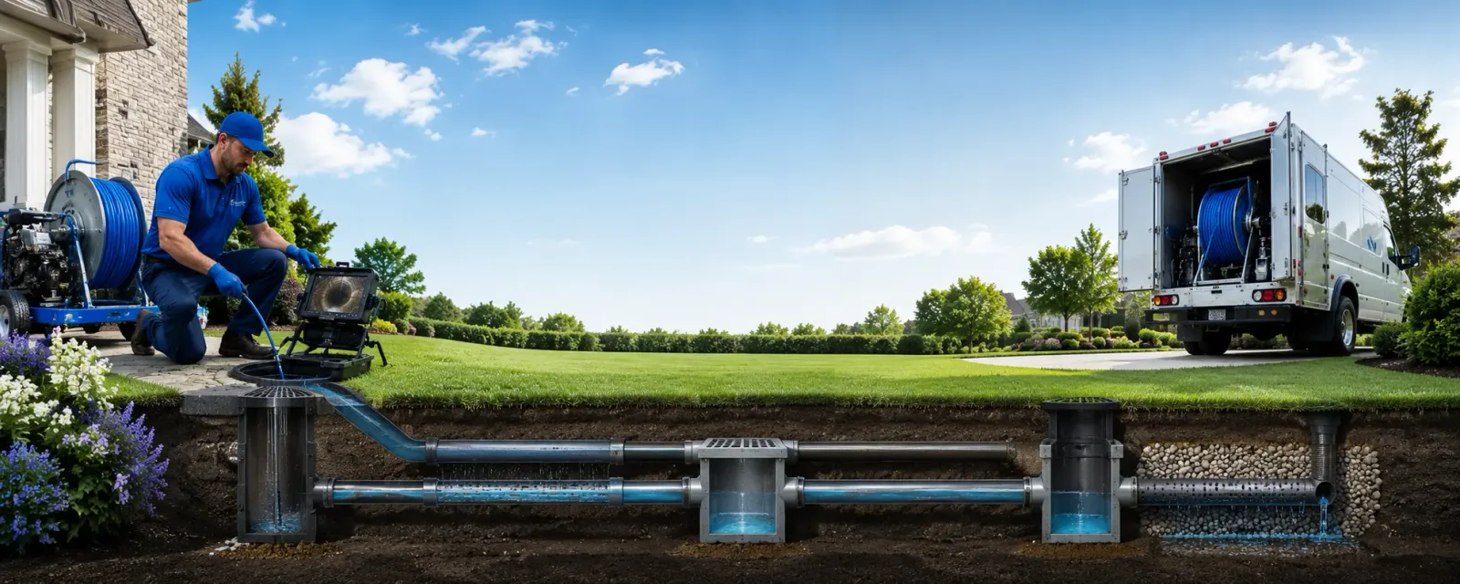 Outdoor drain cleaning information for Columbus, ND